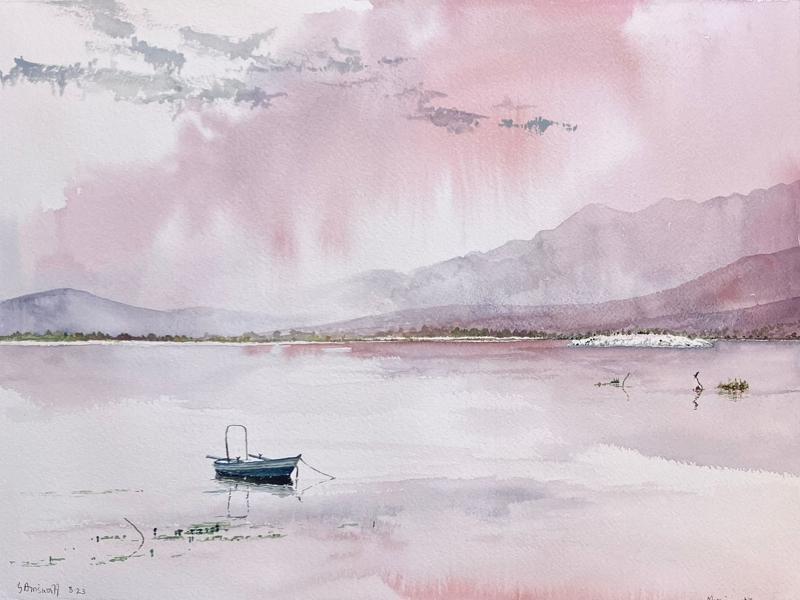 Mardraki, Lake Kerkini, 38x28cm